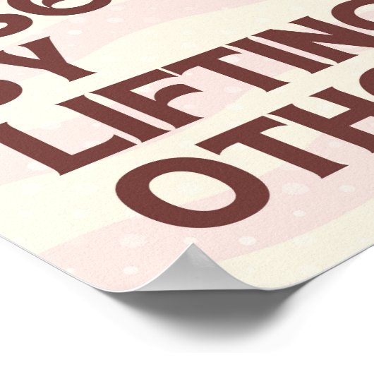 私たちは他のポスターを持ち上げて立ち上がる ポスター (角)