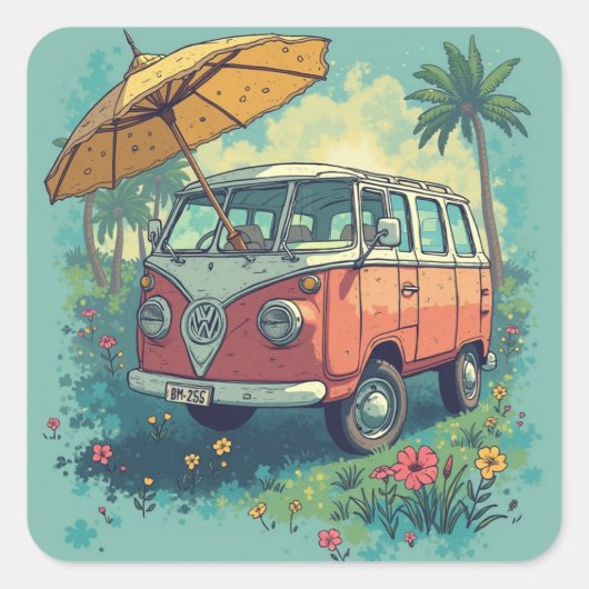 私たちは休んでいた スクエアシール (正面)