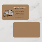 私たちは会社のサービスを引っ越している 名刺 (正面/裏面)