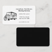 私たちは会社のサービスを引っ越している 名刺 (正面/裏面)