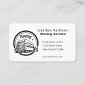 私たちは会社のサービスを引っ越している 名刺 (正面)