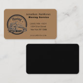 私たちは会社のサービスを引っ越している 名刺 (正面/裏面)