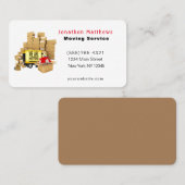 私たちは会社のサービスを引っ越している 名刺 (正面/裏面)