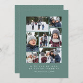 私たちは何でもできる新年の写真コラージュ シーズンカード (正面/裏面)