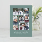 私たちは何でもできる新年の写真コラージュ シーズンカード (スタンド正面)