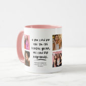 私たちは何でもシニアの卒業写真コラージュができる マグカップ (正面左)