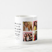 私たちは何でもシニアの卒業写真コラージュができる マグカップ (中央)