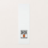 私たちは信仰の信仰を持って歩くためのバイ 名刺 (外部フラット)