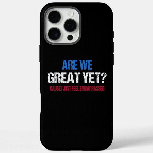 私たちは偉大ですか?ただ恥ずかしいだけ II Case-Mate iPhoneケース (裏面)
