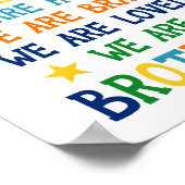 私たちは優頭が切れるしく正直な兄弟だ ポスター (角)