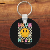 私たちは先生可愛い学校の終わりGroovy夏F キーホルダー (正面)