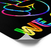 私たちは先生幸せな学校の最後の日絞り染め ポスター (角)