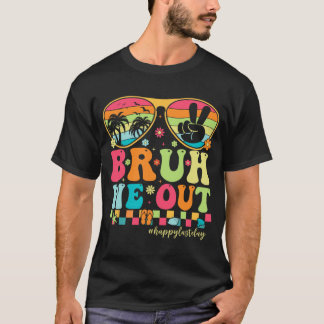 私たちは先生幸せな学校の最後の日Groovy Tシャツ