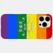 私たちは全て人間である LGBTQプライド月間 Case-Mate iPhoneケース (裏面 (横))