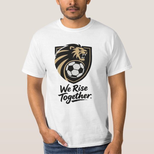 私たちは共に立ち上がる - 団結の力 (メンズ・バリューTシャツ) Tシャツ (正面)