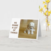 私たちは共有を多く – 私たちの誕生日 – 「最高の」 カード (黄色い花)