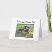 私たちは共通の双子のクリスマスカードに多くを持っている シーズンカード (正面)