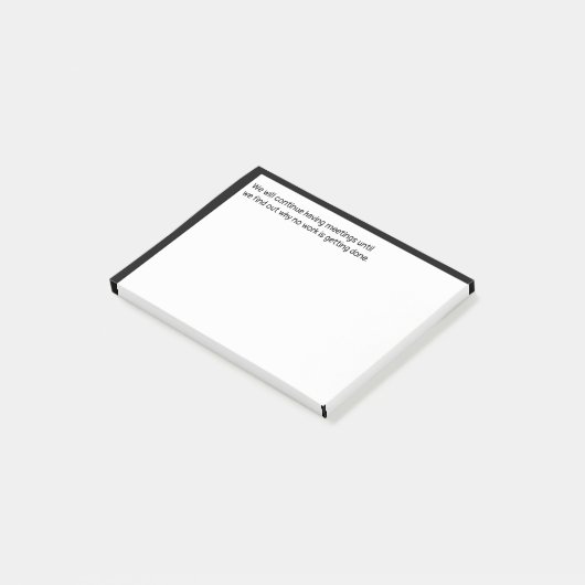 私たちは分かるまで会議を続ける ポストイット (アングル)