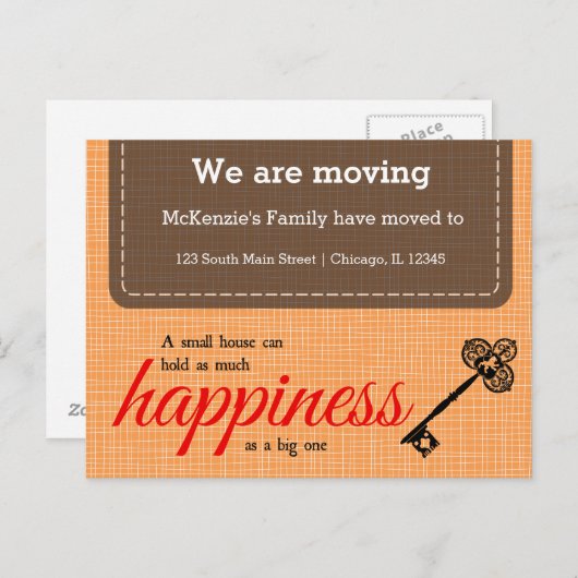 私たちは動いている 案内ポストカード (正面/裏面)