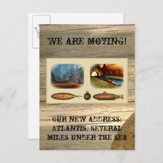 私たちは動いている 案内ポストカード (正面/裏面)