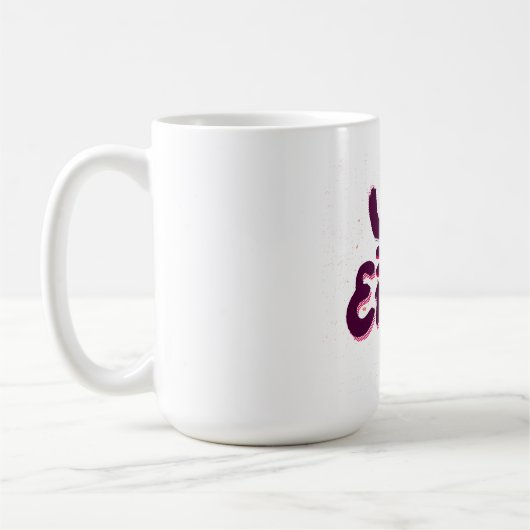 私たちは十分 コーヒーマグカップ (左)