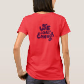 私たちは十分 Tシャツ (裏面)