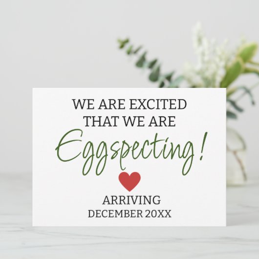 私たちは卵の妊娠が興奮している 案内状 (スタンド正面)