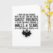 私たちは友人の幽霊ハンターパラノーマル狩り カード (黄色い花)
