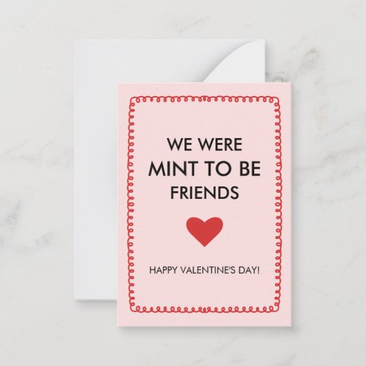 私たちは友達になる造幣局、子供の学校教室 ノートカード (正面)