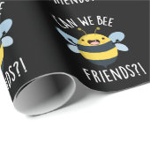 私たちは友達にバグおもしろいプンダークBG ラッピングペーパー (ロールコーナー)