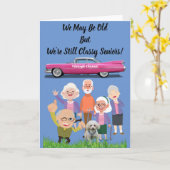 私たちは古いかもしれないが、私たちはまだ上品なシニアのカードである カード (黄色い花)