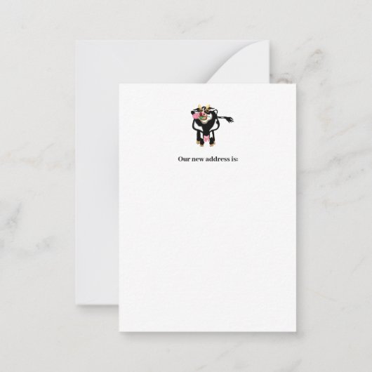 私たちは可愛く動いている ノートカード (裏面)