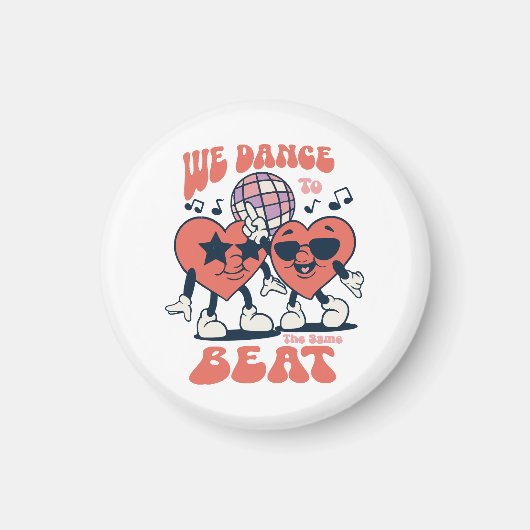 私たちは同じビートで踊る マグネット (正面)