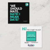 私たちは同類するべきだ スクエア名刺 (正面/裏面)