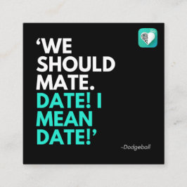 私たちは同類するべきだ スクエア名刺