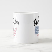 私たちは名物マグカップを獲得した ジャンボコーヒーマグカップ (正面)