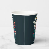 私たちは喜び、クリスマスキャンディーケーン&葉 紙コップ (右)