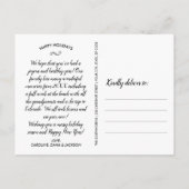 私たちは喜ぶクリスマスおもしろいフェスティバル写真 ポストカード (裏面)