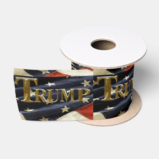 私たちは国民がTRUMPに投票する サテンリボン (リール)