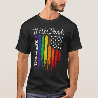 私たちは国民プライドフラッグTシャツ Tシャツ