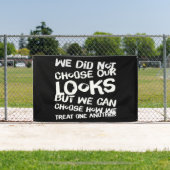 私たちは外見を選ばなかった 横断幕 (インサイチュ)