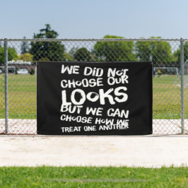 私たちは外見を選ばなかった 横断幕