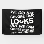私たちは外見を選ばなかった 横断幕 (横)