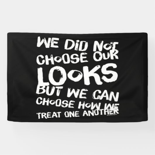 私たちは外見を選ばなかった 横断幕 (横)