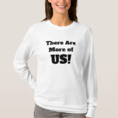 私たちは多数派です Tシャツ (正面)