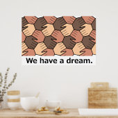 私たちは夢を持っている。 ポスター (キッチン)