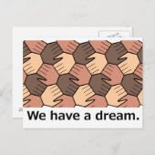 私たちは夢を持っている。 ポストカード (正面/裏面)