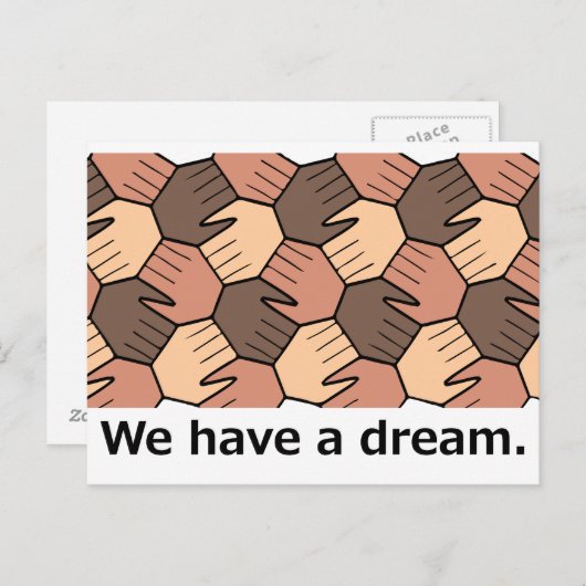 私たちは夢を持っている。 ポストカード (正面/裏面)