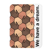 私たちは夢を持っている。 マグネット (縦)