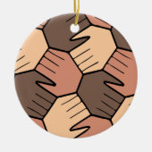 私たちは夢を持っている。(文字なし) セラミックオーナメント (正面)